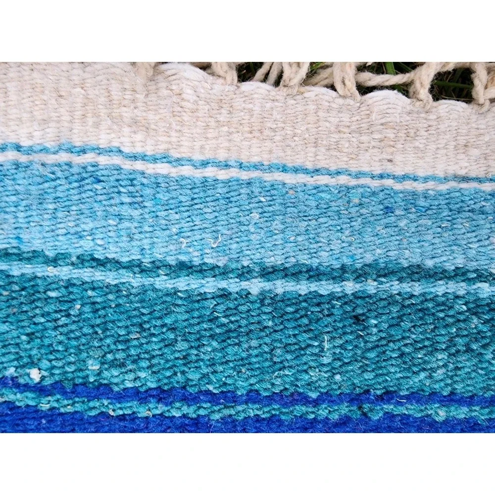 Vintage Wool Hand  Woven Rug Native American Rug Throw Blanket 45 